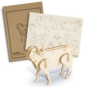 Sheep Wooden Model Kits
